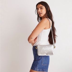 Madewell Silver Crossbody Bag